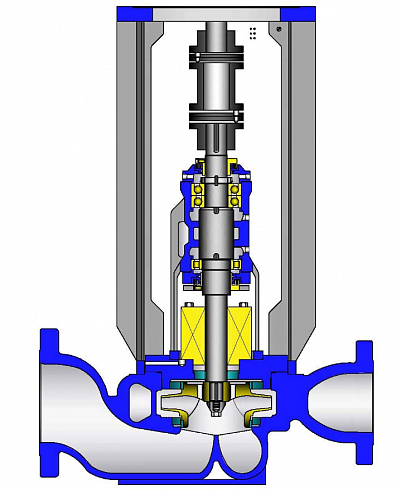 Centrifugal vertical pumps with branch pipes in the line of the "VP" series and pump units based on them